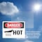 Signmission Hot Surface Sign, 5 in H x 7 in W, Vinyl Decal, Hot OS-2PACK-DS-D-57-L-1357 - alternate 4